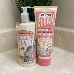 Soap and glory body lotion and shower wash